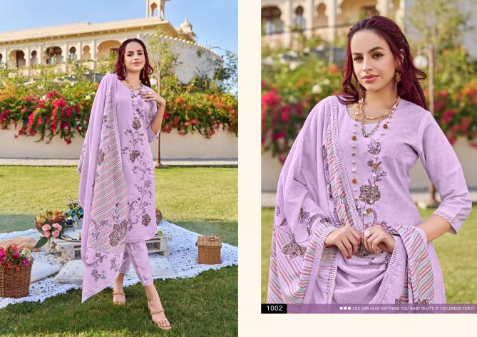 Digital Applique By Isavasyam Muslin Cotton Printed Readymade Suits Wholesale Price In Surat